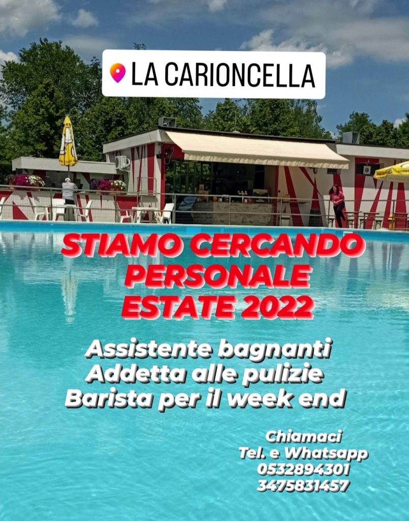 PERSONALE ESTATE 2022