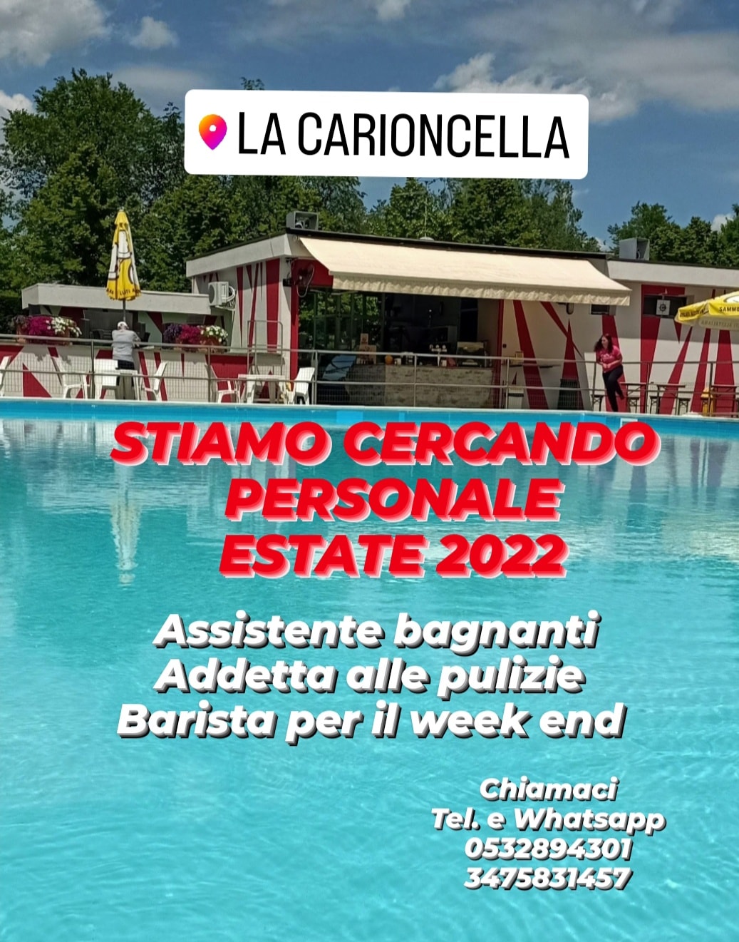 OFFERTA LAVORO ESTATE 2022