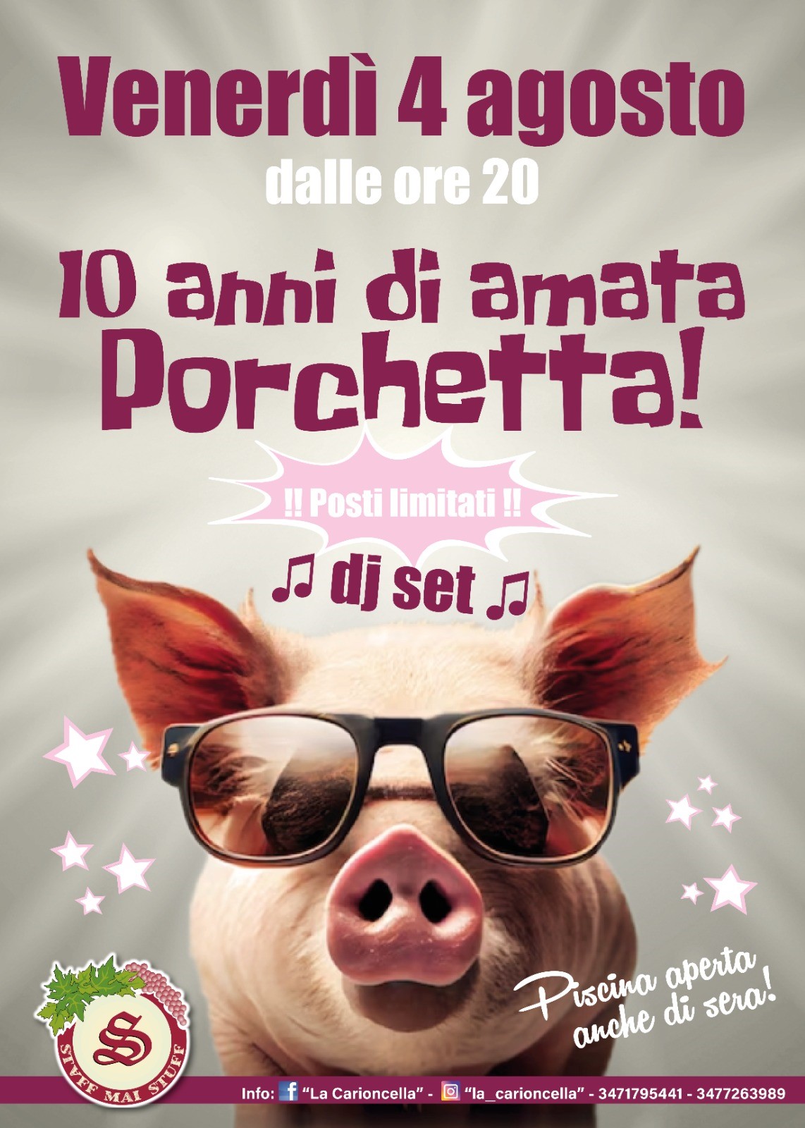 10 Anni di Amata Porchetta